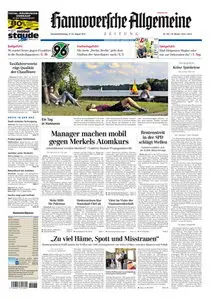 Hannoversche Allgemeine Zeitung - 21./22.08.2010