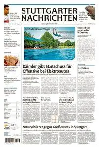 Stuttgarter Nachrichten Blick vom Fernsehturm - 04. September 2018