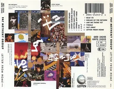 Pat Metheny Group - Letter From Home (1989) {Geffen}