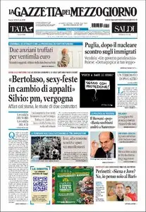 GAZZETTA DEL MEZZOGIORNO 12 FEBBRAIO 2010