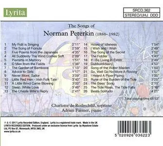 Charlotte de Rothschild & Adrian Farmer - Peterkin: The Songs of Norman Peterkin (2017)