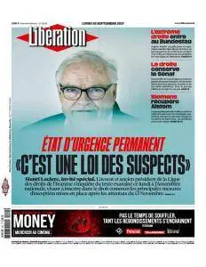 Libération du Lundi 25 Septembre 2017