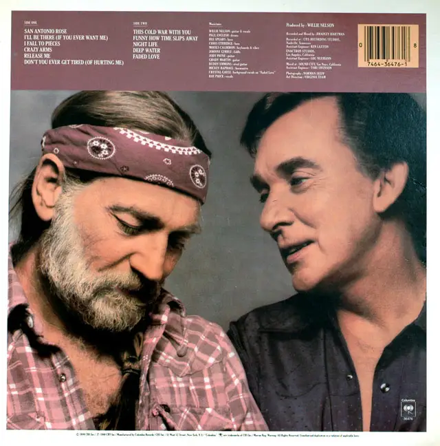 Willie Nelson & Ray Price - San Antonio Rose (1980) 24-Bit/96-kHz Vinyl Rip