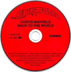 Curtis Mayfield - Back To The World (1973) Japanese Remastered 2014