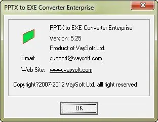 VaySoft PPTX to EXE Converter Enterprise 5.25