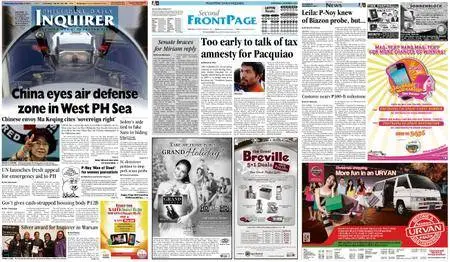 Philippine Daily Inquirer – December 04, 2013