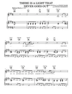 There is a light that never goes out - The Smiths (Piano-Vocal-Guitar)
