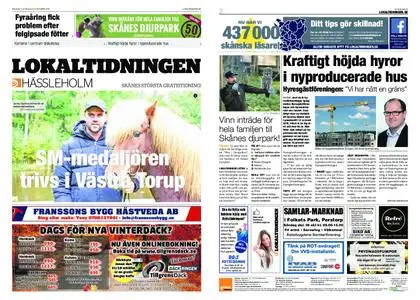 Lokaltidningen Hässleholm – 20 oktober 2018