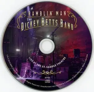The Dickey Betts Band - Ramblin' Man: Live At The St. George Theatre (2019) {The Allman Brothers Band family}
