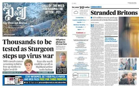 The Press and Journal Highlands and Islands – March 31, 2020