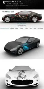 CreativeMarket Car Mock-Up