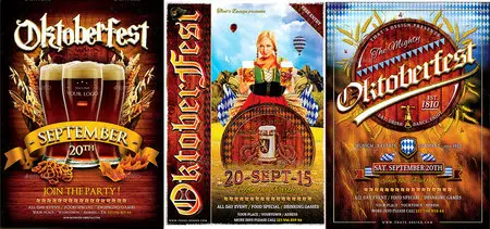 GraphicRiver - Oktoberfest Flyer Bundle