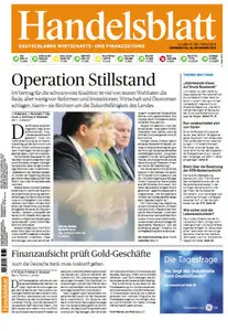 Das Handelsblatt vom 28 November 2013