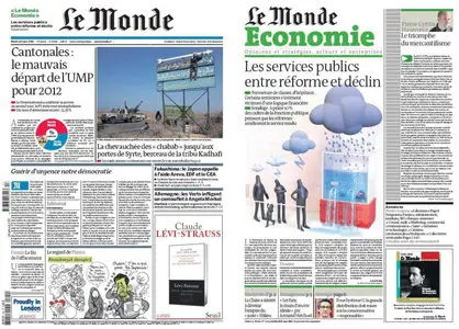 LE MONDE + Le Monde Economie (Mardi 29 mars 2011)