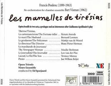 Ed Spanjaard, Opera Trionfo & Nieuw Ensemble - Francis Poulenc: Les Mamelles de Tirésias (2003)