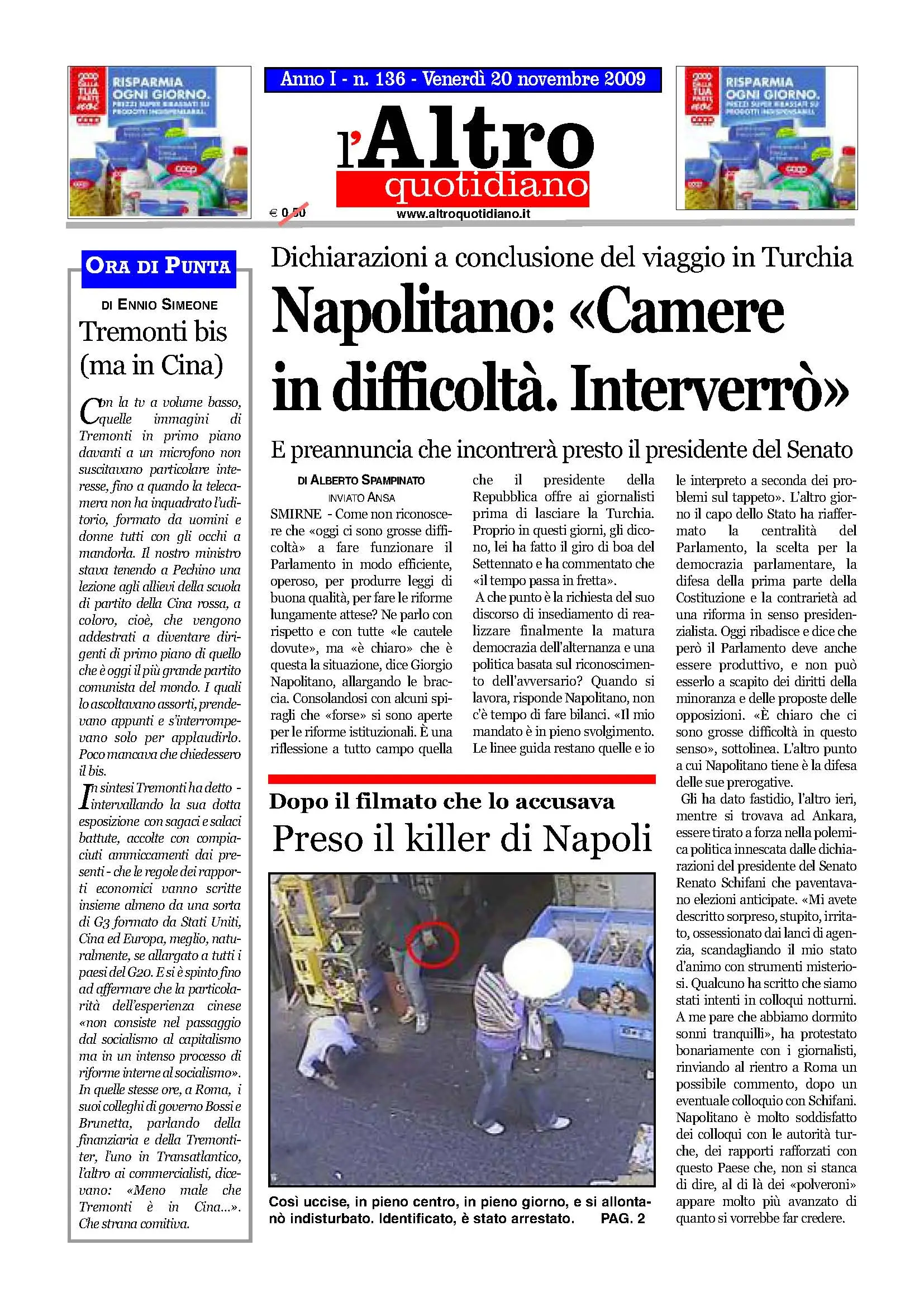 Altro Quotidiano 20.11.2009