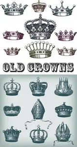 Old Crowns Vector