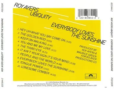 Roy Ayers Ubiquity - Everybody Loves The Sunshine (1976)