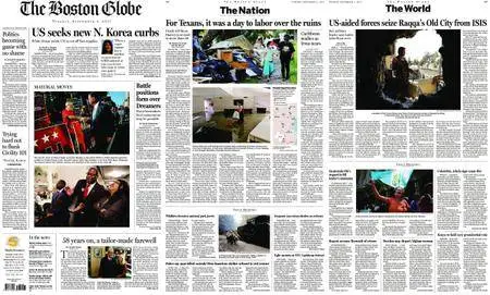 The Boston Globe – September 05, 2017