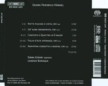 Emma Kirkby, London Baroque - Handel in Italy: Solo Cantatas (2008)