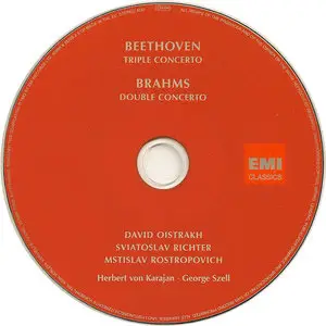 S. Richter, M. Rostropovich, D. Oistrakh - Beethoven: Triple Concerto, Op. 56; Brahms: Double Concerto, Op. 102 (2012)