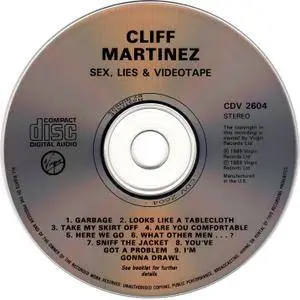 Cliff Martinez - Sex, Lies, And Videotape: Original Motion Picture Soundtrack (1989)