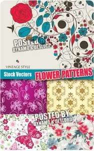 Flower Patterns - Stock Vectors