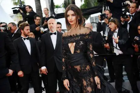 Emily Ratajkowski attends the premier of ‘Loveless’ at the Cannes Film Festival in France on May 18, 2017