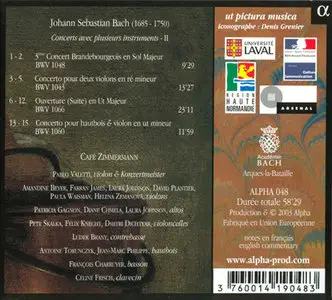 J.S. Bach - Cafe Zimmermann / Pablo Valetti - Concerts avec plusieurs instruments II (2003)
