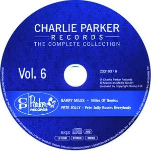 Charlie Parker Records: The Complete Collection, Vol. 6 - Barry Miles + Pete Jolly (2012 CP Records 233193/6 rec 1962-1963}