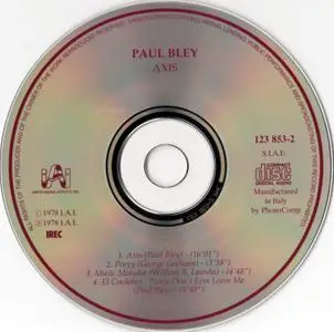 Paul Bley - Axis (1978)