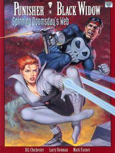Marvel Graphic Novel 74 - Punisher  Black Widow - Spinning Doomsdays Web 1992