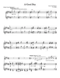 A Good Boy - Aaron Jay Kernis (Piano Vocal)