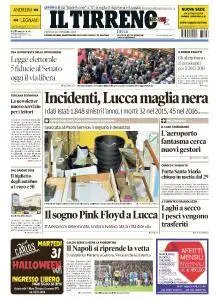 Il Tirreno Lucca - 26 Ottobre 2017