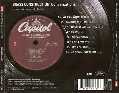 Brass Construction - Conversations (1983) [2004, Remastered Reissue] *Re-Up*