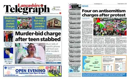 Lancashire Telegraph (Burnley, Pendle, Rossendale) – September 21, 2021