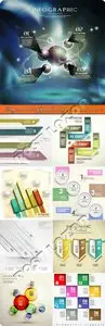 Diagram and infographics design elements vector 12