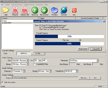 AVConverter iPod Converter Version v3.8.21