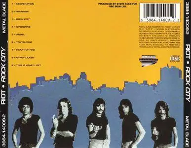 Riot - Rock City (1977) [Reissue 1993]