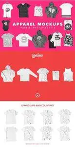 CreativeMarket - 61 Apparel Mockups Bundle