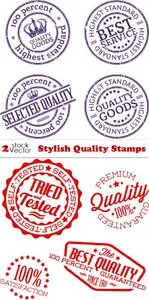 Vectors - Stylish Quality Stamps