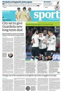 The Guardian Sports supplement  18 December 2017