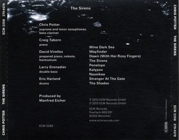 Chris Potter - The Sirens (2013) {ECM 2258}