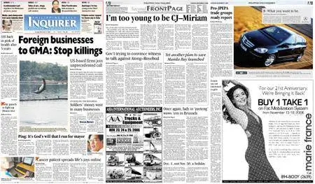 Philippine Daily Inquirer – November 14, 2006