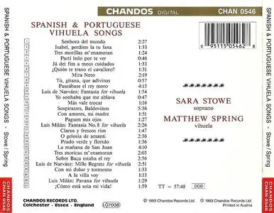 Sara Stowe & Matthew Spring - Spanish & Portuguese Vihuela Songs (1993)