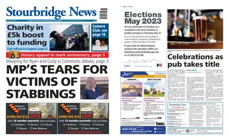 Stourbridge News – March 16, 2023