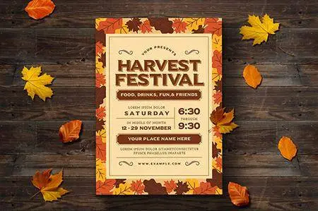 Harvest Festival Flyer