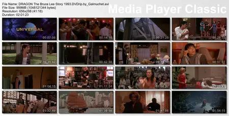 (Action Bio) DRAGON The Bruce Lee Story [DVDrip] 1993