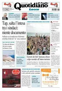 Quotidiano di Puglia Lecce - 30 Novembre 2017