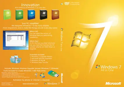Microsoft Windows 7 SP1 x86/x64 AIO 11in1 ESD November 2014